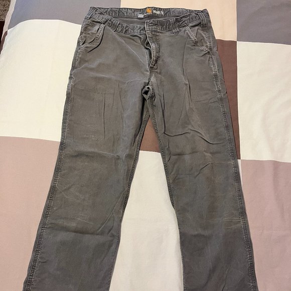 Men's Carhartt RUGGED FLEX® RELAXED FIT CANVAS WORK PANT - Picture 1 of 12